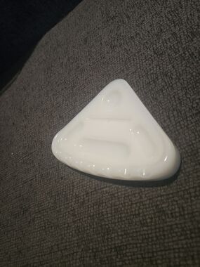 Rare Vintage Milk Glass Dentist Tool Tray